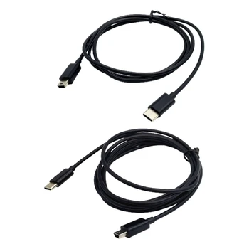 Универсален кабел за зареждане от USB Type C до Mini 5Pin Осигурява Храненето на Вашите устройства T21A