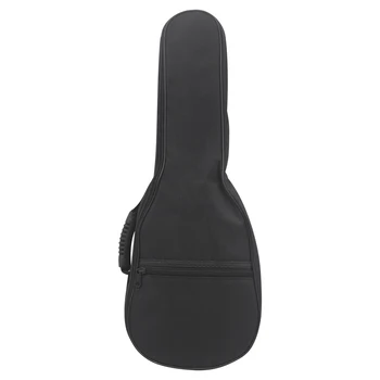 Универсална 21-инчов преносима чанта за хавайска китара с преден джоб, черно Оксфордския Водоустойчив китара раница, чанта през рамо, аксесоари за китара