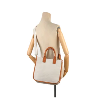 Холщовая чанта през рамо от естествена кожа, дамски чанта през рамо с голям капацитет, универсална чанта за пътуване