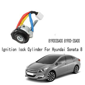 Цилиндър запалване Цилиндър автоматично крилото на замъка, за Hyundai Sonata 8 с ключ 2 елемента 819003SA00 81900-3SA00