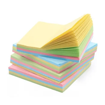 тетрадка от 100 листа / бр 7,6 * 7,6 см, цветна канцеларски бележник за водене на бележки, Бележник за водене на дневник за персонала, канцеларски материали.